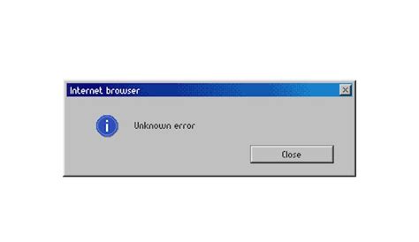 Unknown Error .